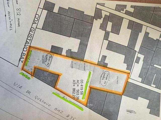 Terreno Habitacional, Comercial, industrial en Venta en Tlalnepantla