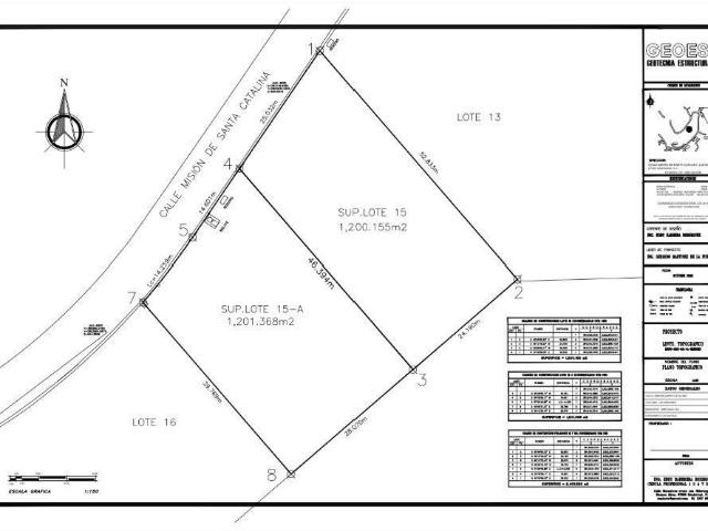 Terreno habitacional en venta en Las Misiones en Santiago