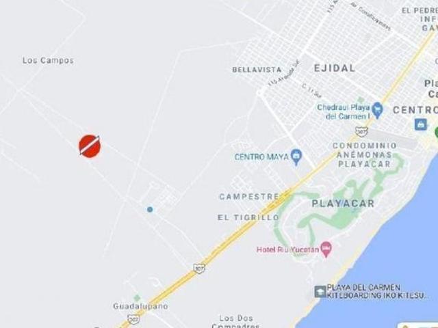 Terreno habitacional en venta en Playa del Carmen