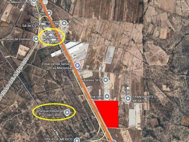 Terreno Industrial /Comercial de 1 Ha a 14 Ha Carr. 57 SLP