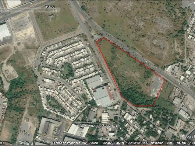 Terreno Industrial Comercial en Apodaca