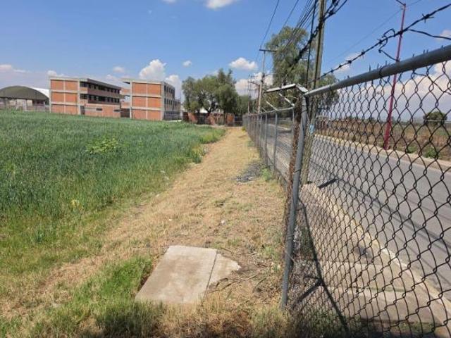 TERRENO INDUSTRIAL COMERCIAL EN TEXCOCO – CON DOS FRENTES LISTO PARA DESARROLLO