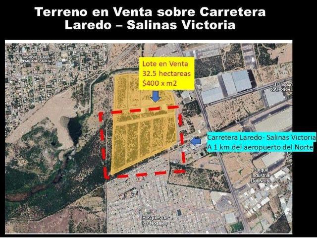 Terreno Industrial Carretera Salinas Victoria Apodaca