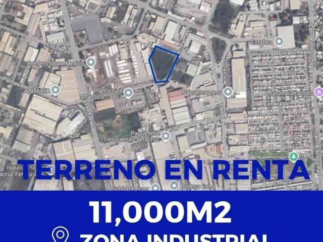 TERRENO INDUSTRIAL DE 11,000 mts2