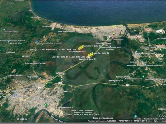 Terreno industrial en Coatzacoalcos cerca del paso del tren interoce?nico