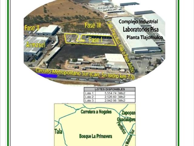 Terreno industrial en LA COFRADIA TLAJOMULCO