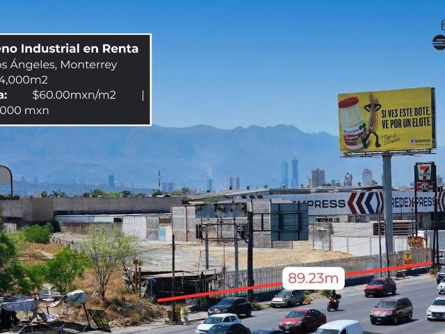 Terreno industrial en RENTA Av. Los ?ngeles, San Nicol?s