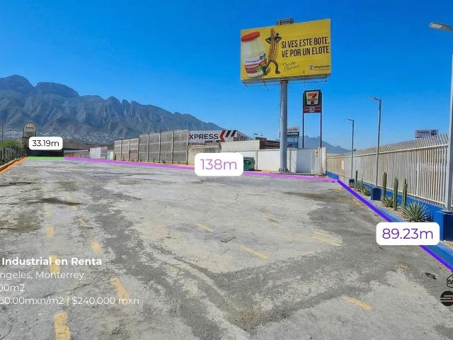 Terreno industrial en RENTA Av. Los ?ngeles, San Nicol?s