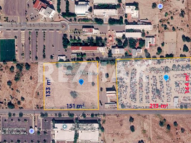 Terreno Industrial en Venta de 3 hectáreas — Parque Industrial Universitario, Hermosillo, Sonora