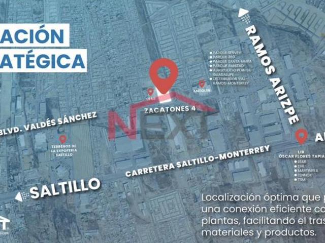 TERRENO INDUSTRIAL EN VENTA EN BLVD. VALDÉS SANCHEZ SALTILLO, COAHUILA