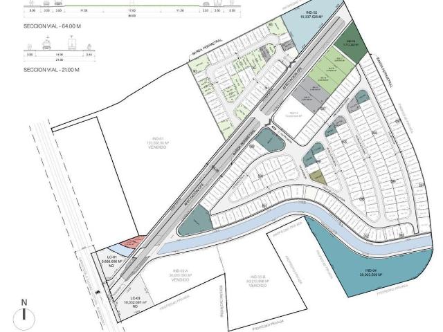 Terreno Industrial en venta en Sat?lite del Norte en Salinas Victoria
