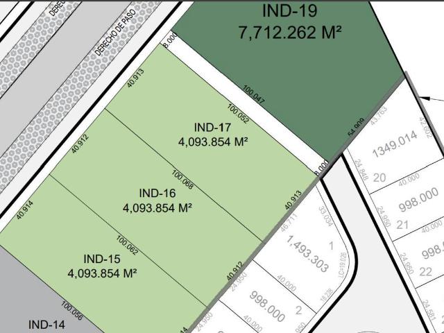 Terreno industrial en venta en Sat?lite del Norte en Salinas Victoria