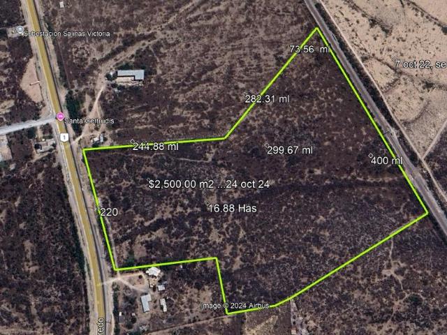 TERRENO INDUSTRIAL EN VENTA EN SALINAS VICTORIA N.L