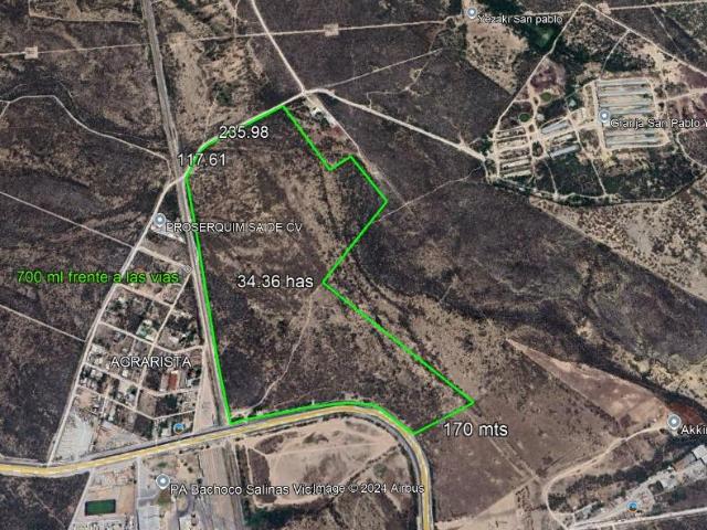 TERRENO INDUSTRIAL EN VENTA EN SALINAS VICTORIA NL