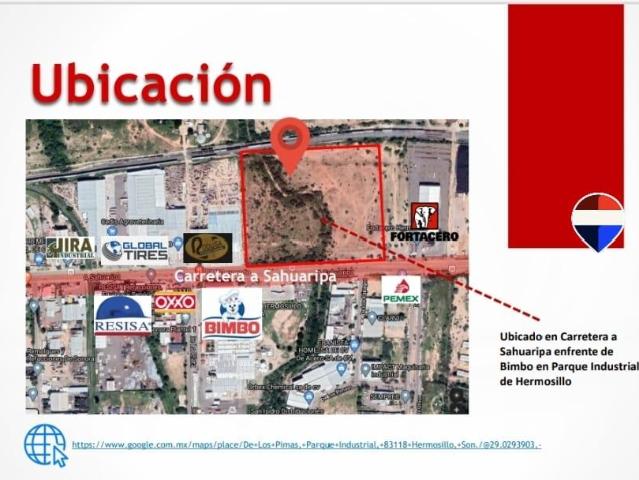 Terreno industrial en venta en Parque Industrial de Hermosillo, Sonora