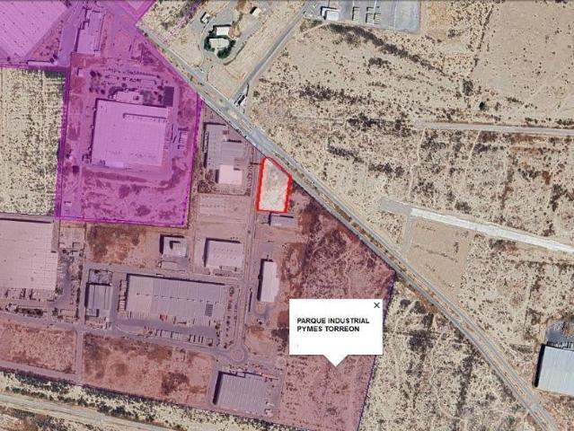 TERRENO INDUSTRIAL EN VENTA, EN PARQUE INDUSTRIAL PYMES TORRE?N COAHUILA