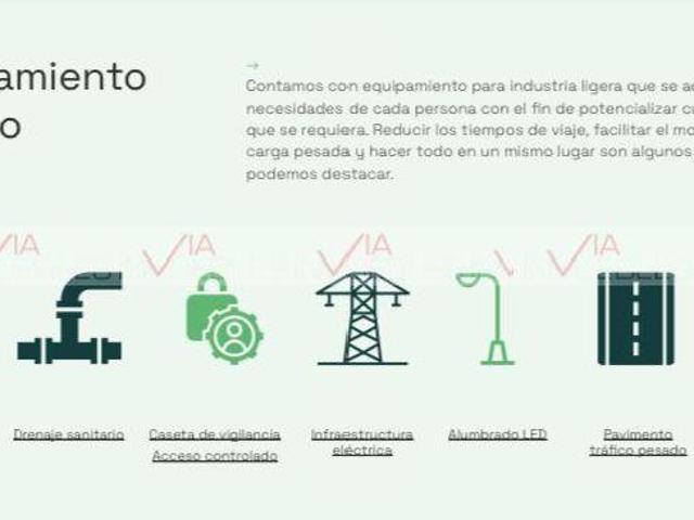 Terreno industrial en venta en Terra Park Mitras