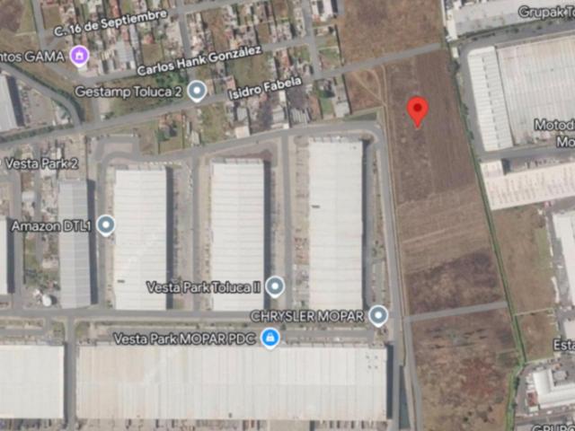 Terreno industrial junto al parque toluca 2000