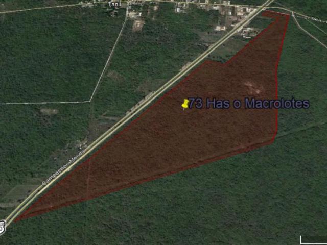 Terreno industrial sobre carretera a Campeche a 3km de periférico Umán, Yucatán