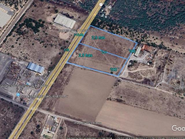 TERRENO INDUSTRIAL Y COMERCIAL EN RENTA EN SALINAS VICTORIA