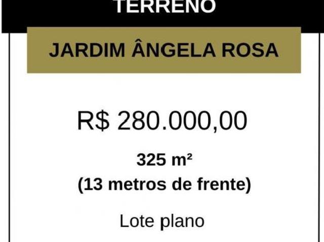 Terreno Jardim Angela Rosa