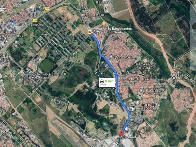 Terreno Jd Souto a 3 min da Embraer e 5 Min Center Vale
