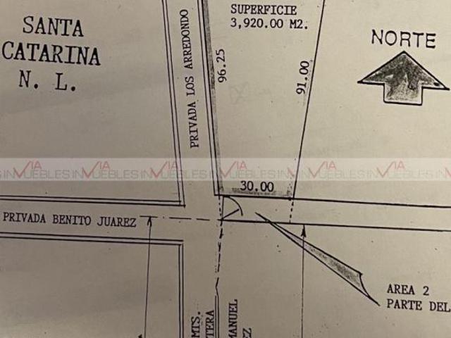 Terreno / Lote en venta en Santa Catarina Centro