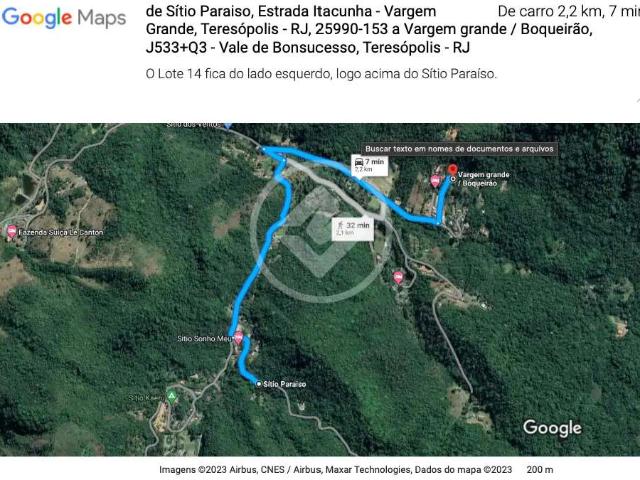 Terreno / Lote para Venda em Teresópolis/RJ Vargem Grande