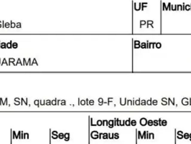 Terreno / Lote para Venda em Umuarama/PR Parque Bandeirantes