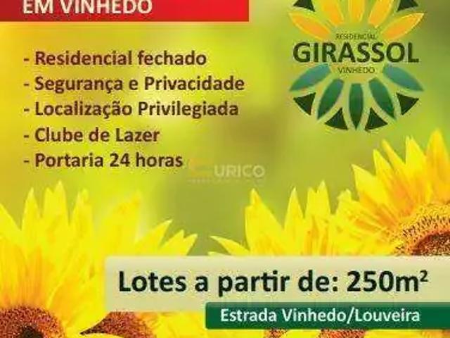 Terreno / Lote para Venda em Vinhedo/SP Pinheirinho