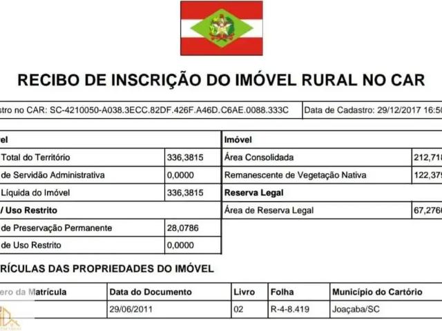 Terreno / Lote para Venda em Água Doce/SC Centro