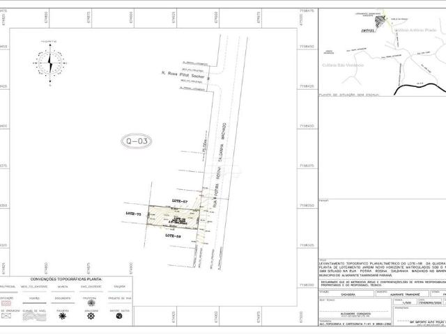 Terreno / Lote para Venda em Almirante Tamandaré/PR Jardim Novo Horizonte da Cachoeira