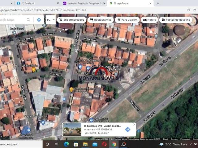 Terreno / Lote para Venda em Americana/SP Jardim São Roque