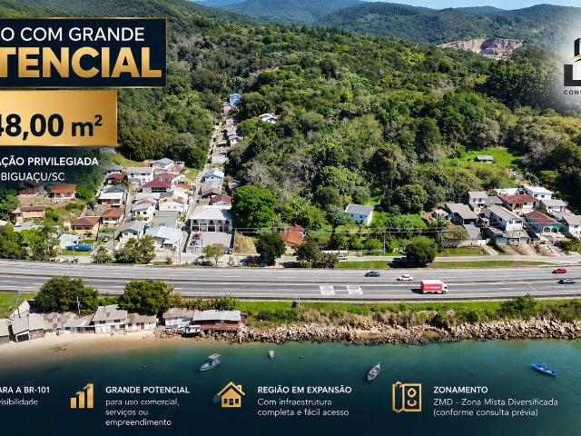 Terreno / Lote para Venda em Biguaçu/SC Tijuquinhas Guaporanga