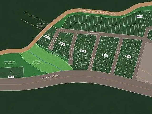 Terreno / Lote para Venda em Bom Jardim da Serra/SC Centro