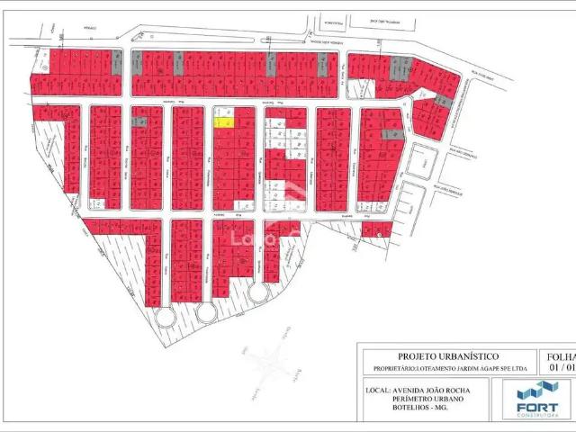 Terreno / Lote para Venda em Botelhos/MG Centro