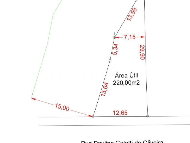 Terreno / Lote para Venda em Brusque/SC Águas Claras
