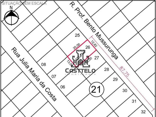 Terreno / Lote para Venda em Cambé/PR Jardim Silvino