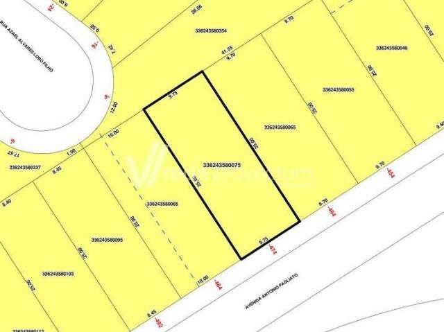 Terreno / Lote para Venda em Campinas/SP Residencial Cittá Di Firenze