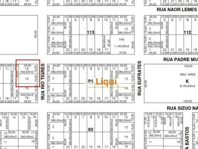 Terreno / Lote para Venda em Campo Grande/MS Jardim Itamaracá