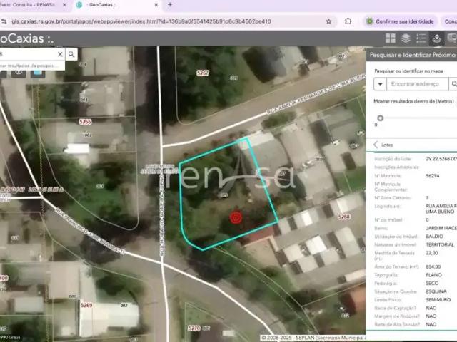 Terreno / Lote para Venda em Caxias do Sul/RS Jardim Iracema
