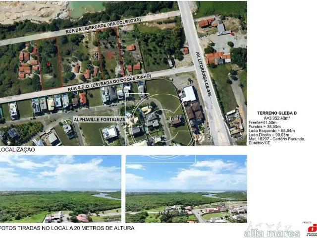 Terreno / Lote para Venda em Eusébio/CE Cararu