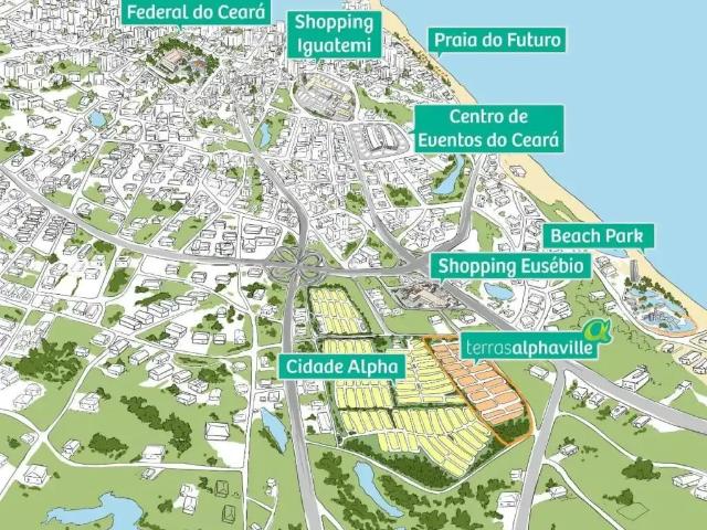 Terreno / Lote para Venda em Eusébio/CE Cidade Alpha