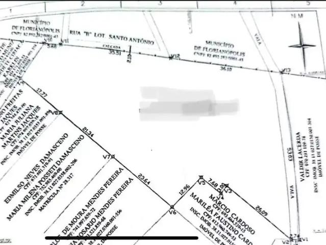 Terreno / Lote para Venda em Florianópolis/SC Santo Antônio de Lisboa