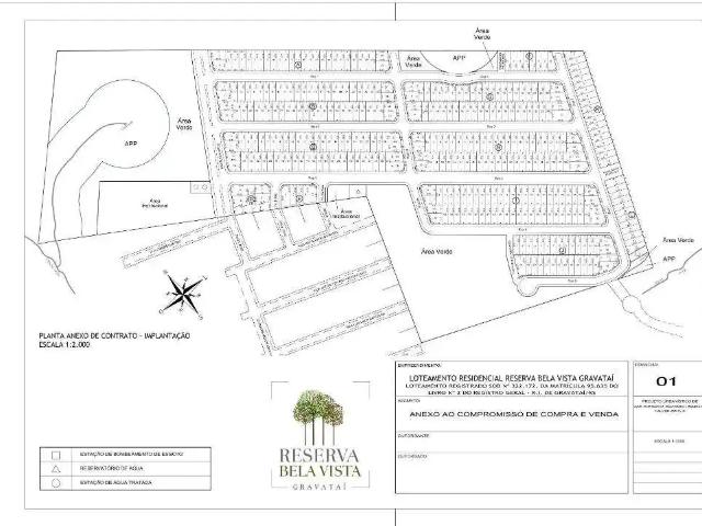 Terreno / Lote para Venda em Gravataí/RS Loteamento Jardim Timbaúva