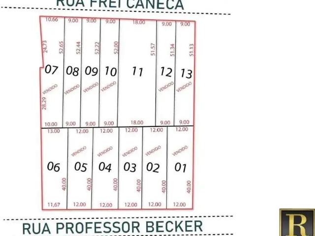 Terreno / Lote para Venda em Guarapuava/PR Alto da XV