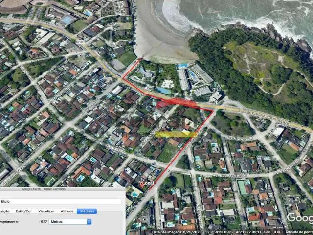 Terreno / Lote para Venda em Guarujá/SP Balneário Praia do Pernambuco