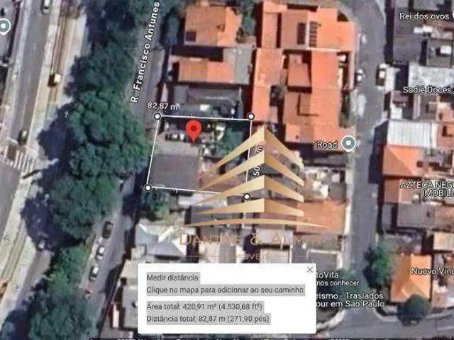 Terreno / Lote para Venda em Guarulhos/SP Vila Augusta