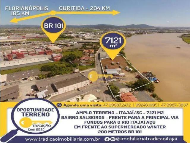 Terreno / Lote para Venda em Itajaí/SC Salseiros