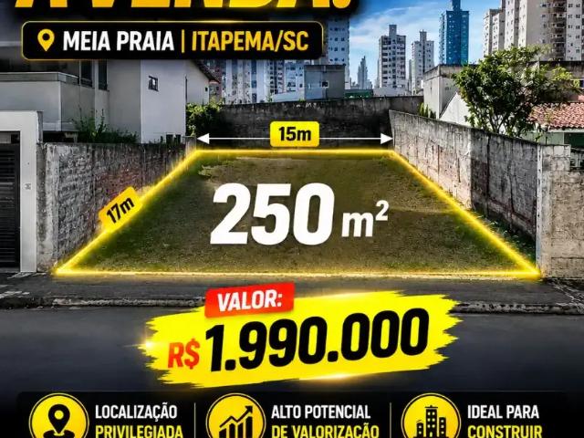 Terreno / Lote para Venda em Itapema/SC Meia Praia